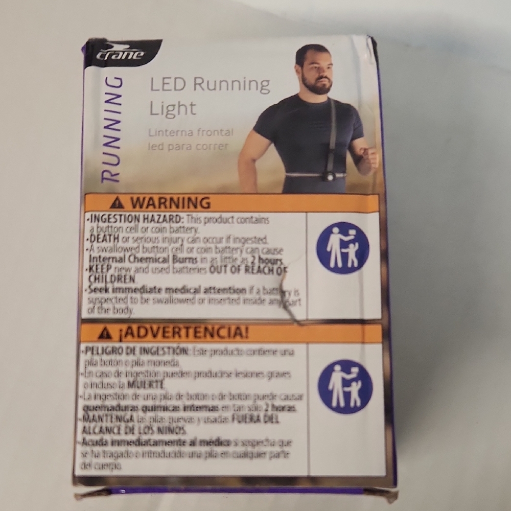 NWT Crane LED Running Light Strap - Front & Back Light